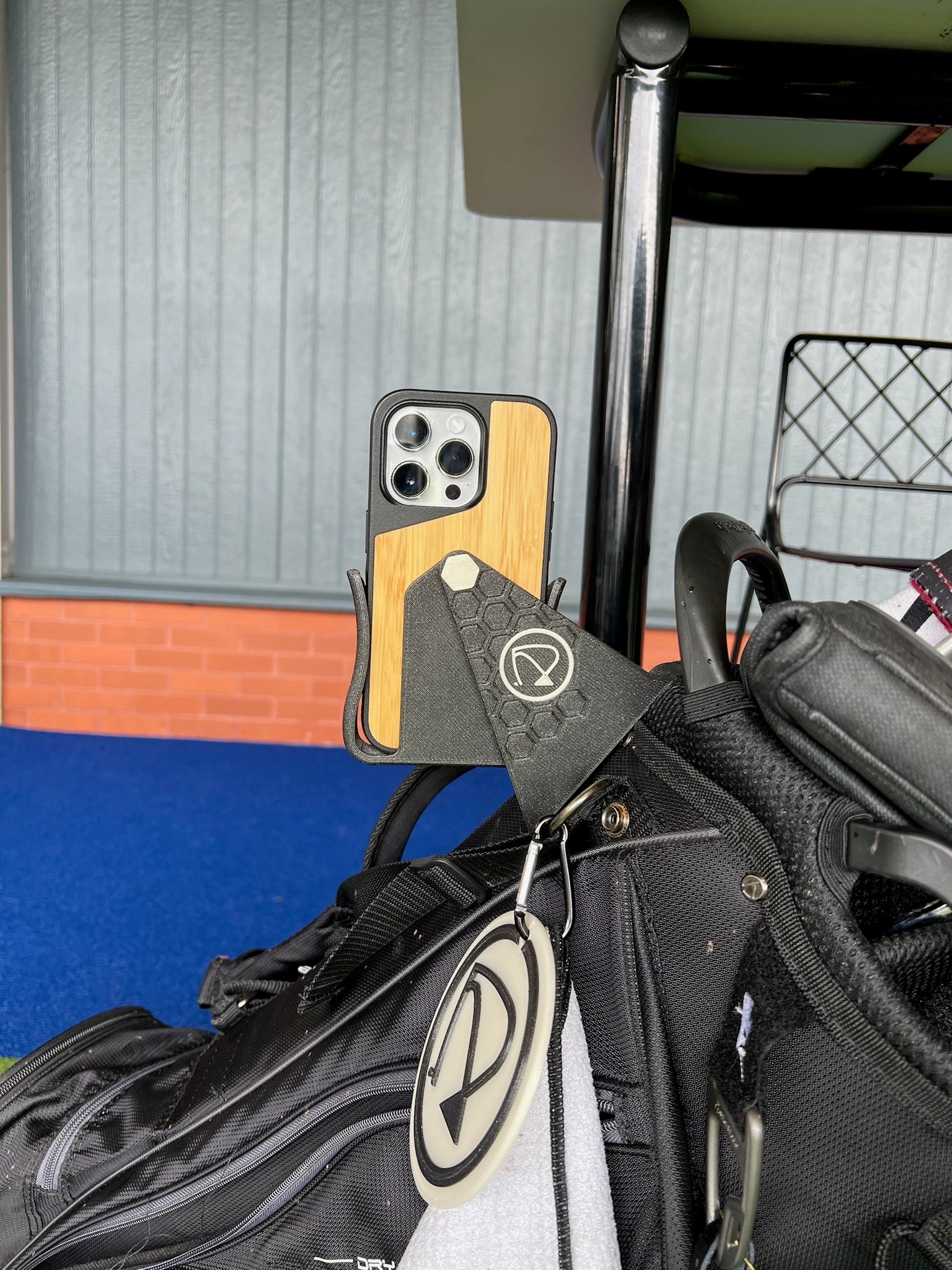 Golf Stand Bag Phone Holder Ineadthat Etsy New Zealand