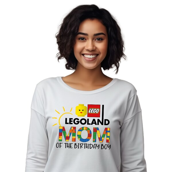 PNG file Legoland shirt, Legoland T-shirt, Legoland Birthday party t-shirt, Legoland trip t-shirt, Legoland family matching shirts