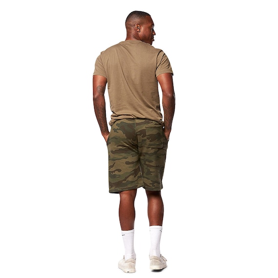 Camo Commando Shorts Military-inspired Army Camouflage Cargo Shorts 