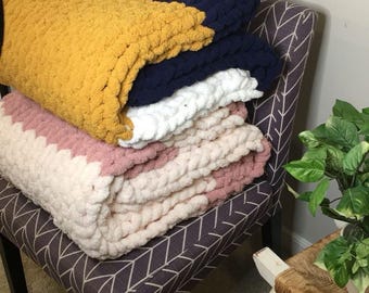 Chunky Knit Blanket