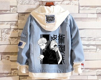 Denim Hoodie - Etsy