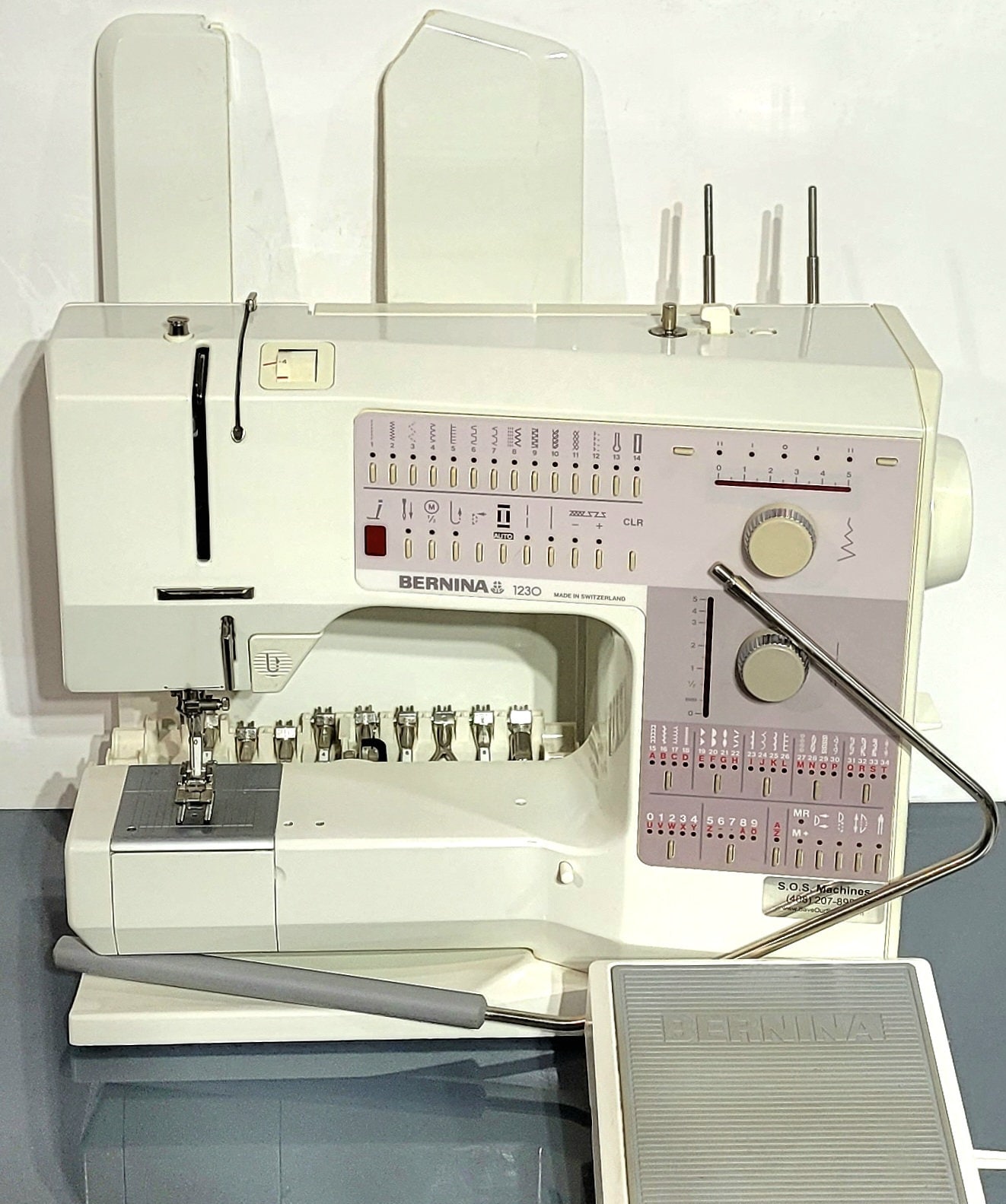 Bernina 1230 Sewing Machine: Pro-serviced With LED Upgrade