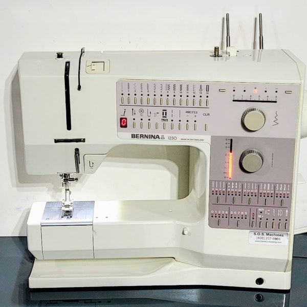Bernina 1230 Sewing Machine: Pro-Serviced with LED Upgrade & Accessories