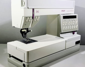 Pfaff 1475 CD Heavy-Duty Sewing Machine Pro-Serviced, Newly Rebuilt Board, IDT, LED, 2-Yr Warranty