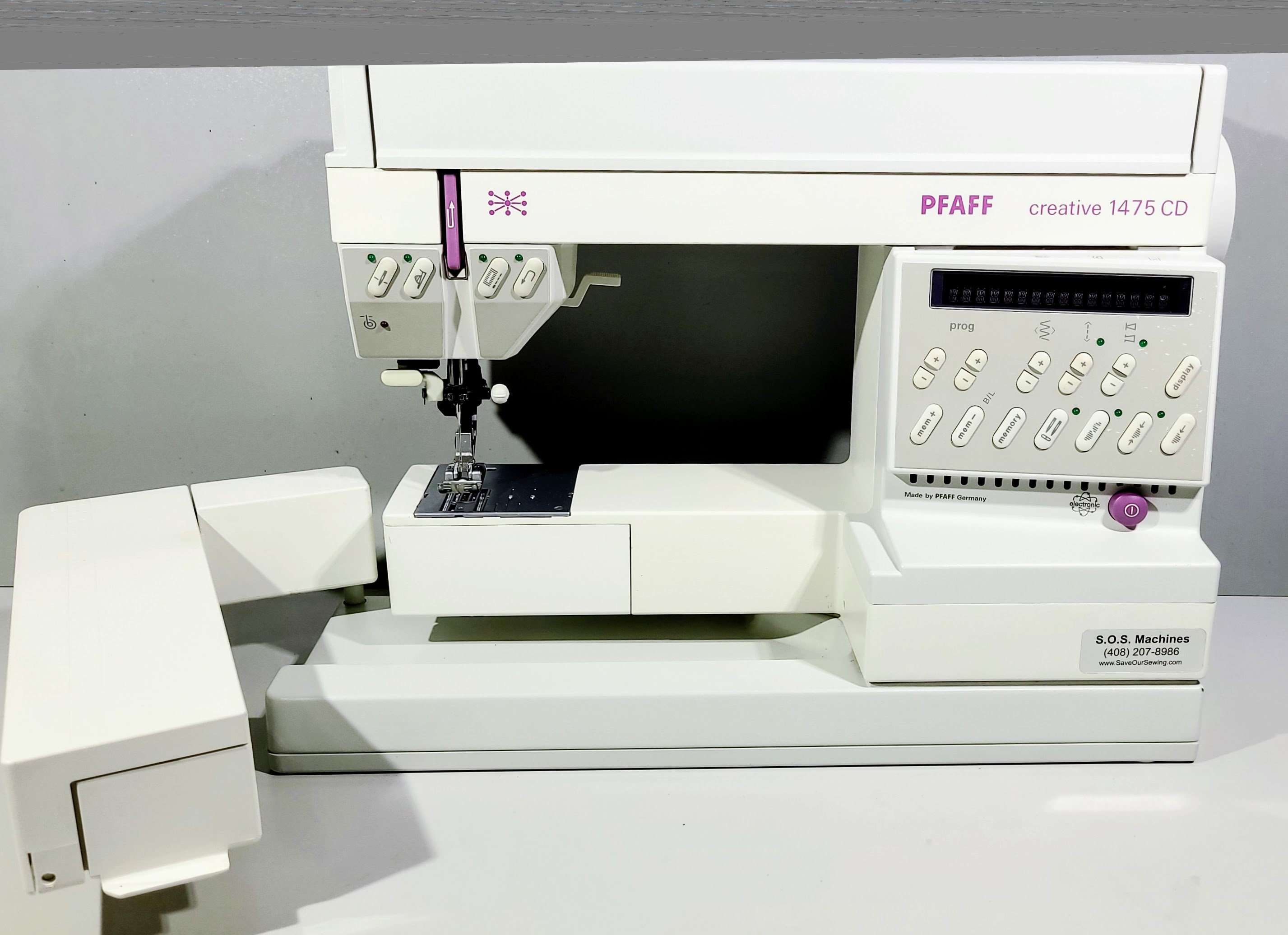 Pfaff 1475 CD Heavyduty Sewing Machine Proserviced, 2year Guarantee