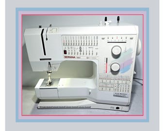 Bernina 1260 Sewing Machine Pro-Serviced + LED Lighting Upgrade + 2 Yr Warranty + Case + Feet + More