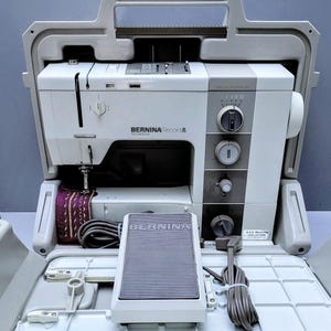 Bernina 930 Record w/Recapped Board, Ndl. UP/DOWN, Serviced, Heavy-Duty Sewing Machine , Portable w/2-Yr. Warranty image 1