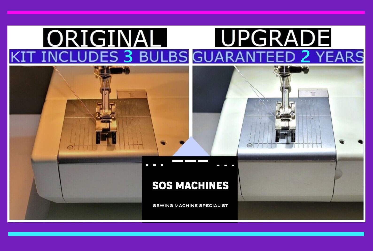 Bernina Sewing Machine Hioutput LED Light Bulb Upgrade Kit Etsy