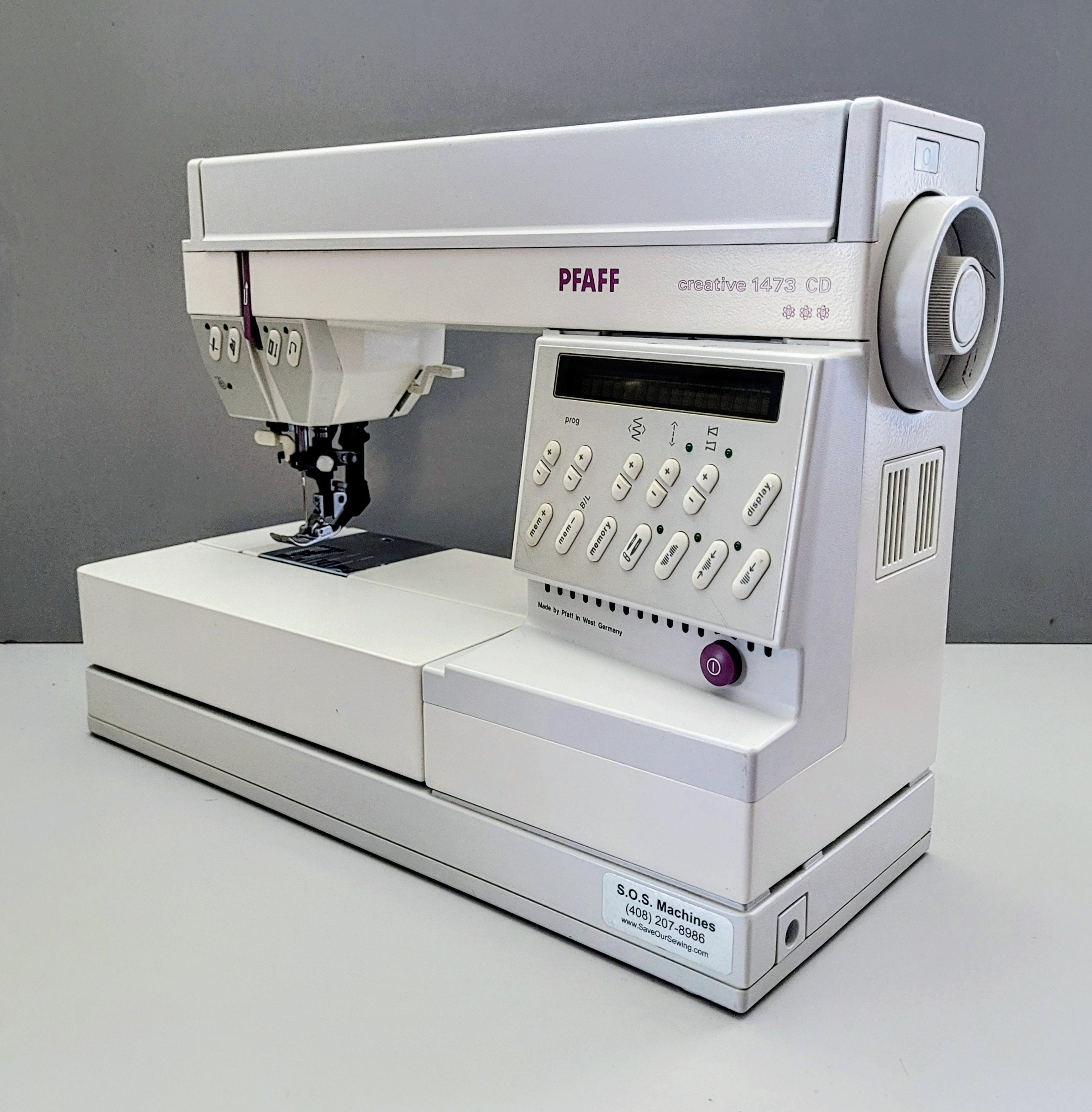 PFAFF 1473 Heavy Duty Sewing Machine Prosvc'd 2yr. Guarantee IDT
