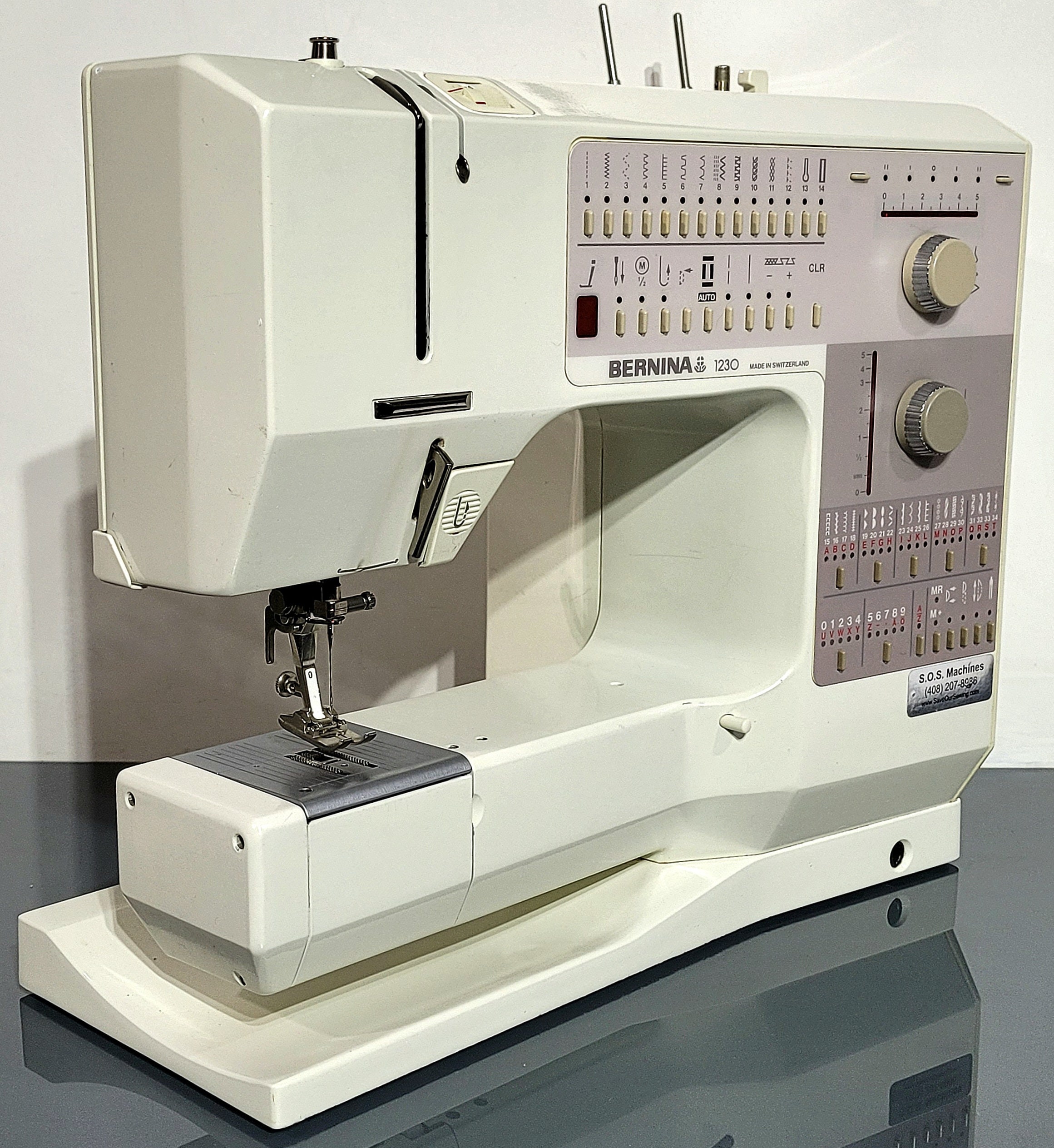 Bernina 1230 Sewing Machine: Pro-serviced With LED Upgrade