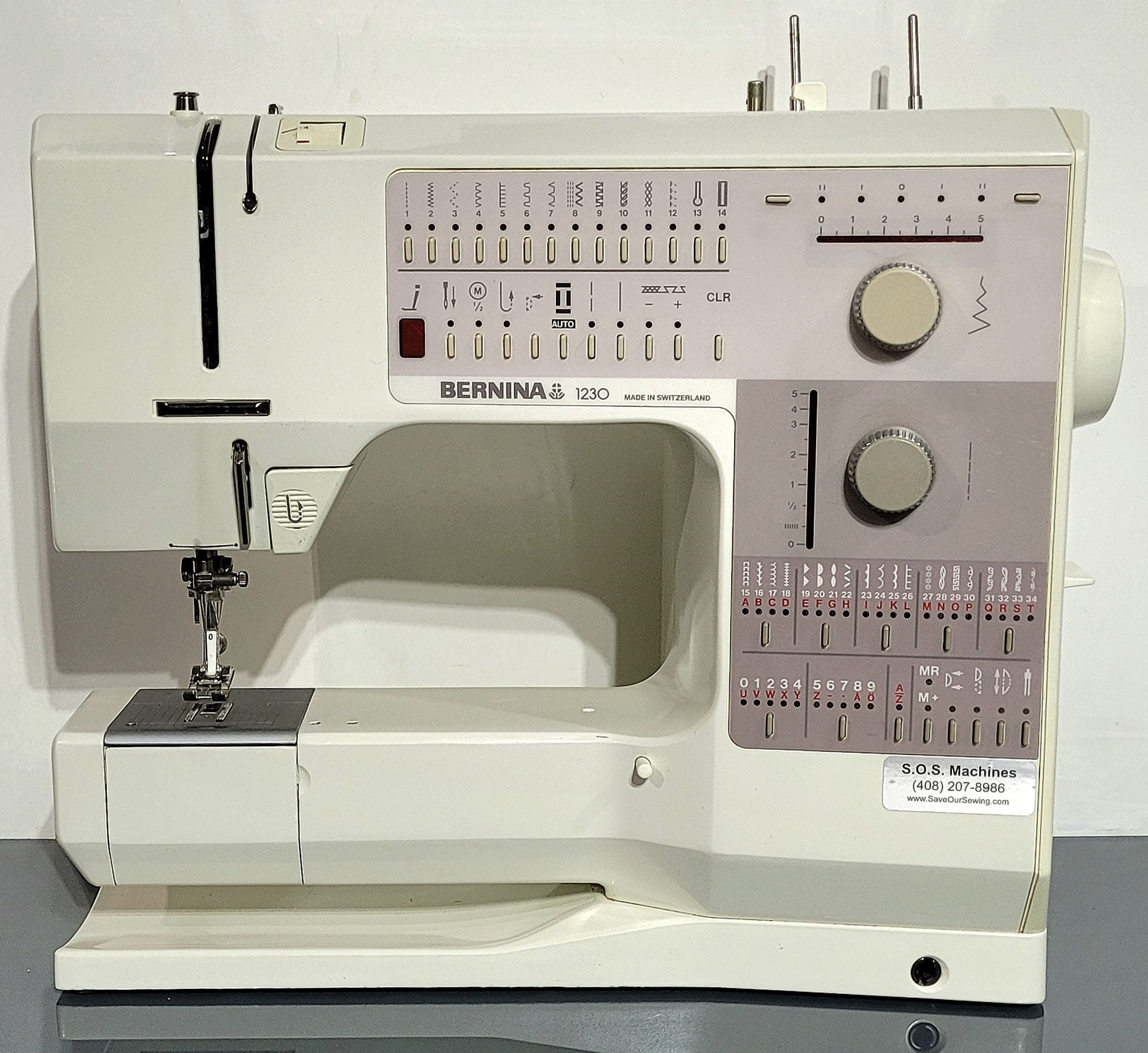 Bernina 1230 Sewing Machine: Pro-serviced With LED Upgrade