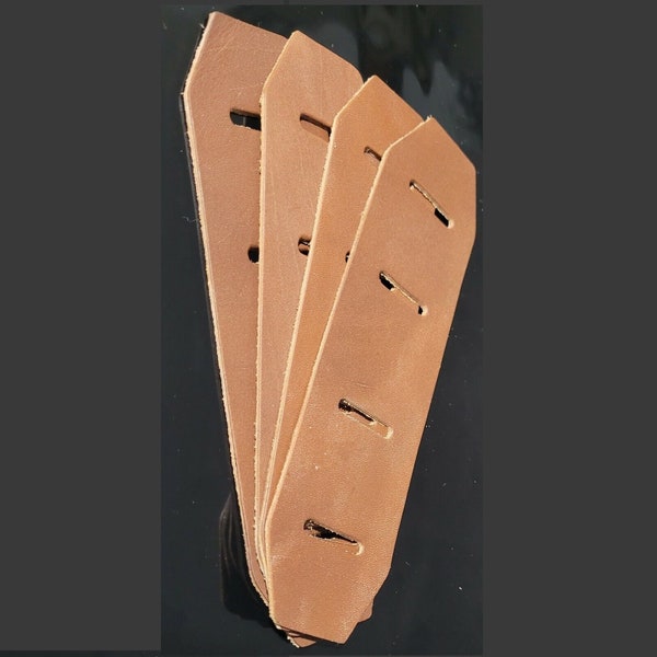 Die-Cut Genuine Leather Blanks for Bag Handle/Purse/Shoulder Strap Cushion Pad