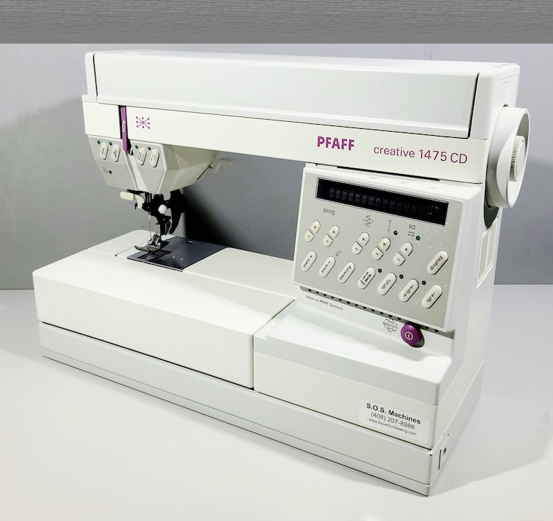 Pfaff 1475 CD Heavyduty Sewing Machine Proserviced, 2year Guarantee