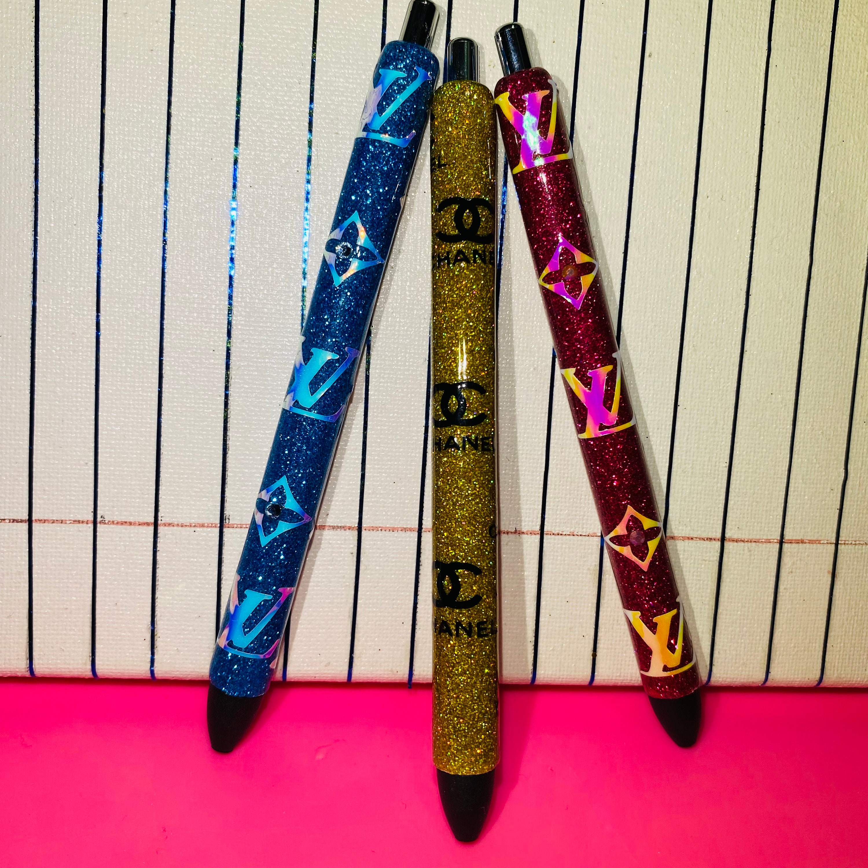 LV beaded pen