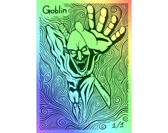 MTG - Custom FOIL Token - Goblin - Pro8eART