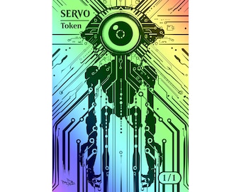 MTG - Custom FOIL Token - SERVO - Pro8eART