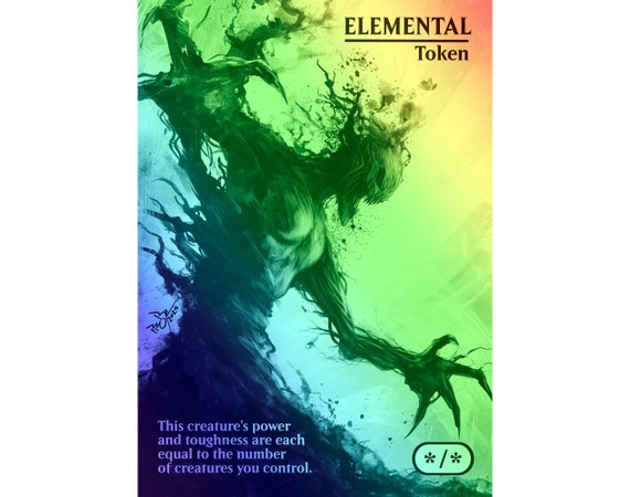 MTG - Custom FOIL Token - Elemental - Voice of Resurgence - 4 Completely Different Variations - Pro8eart - Etsy MTG - Custom FOIL Token - Elemental - Voice of Resurgence - 4 Completely Different Variations - Pro8eart - Etsy