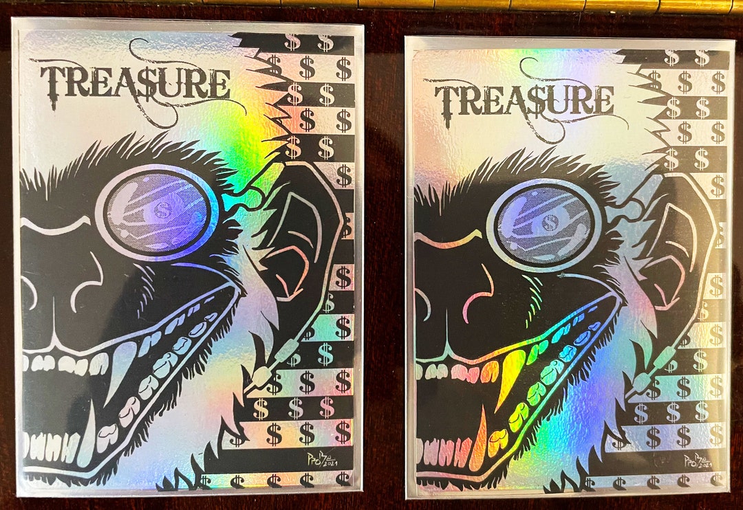 MTG Custom FOIL Token Ragavan Treasure Pro8eart - Etsy