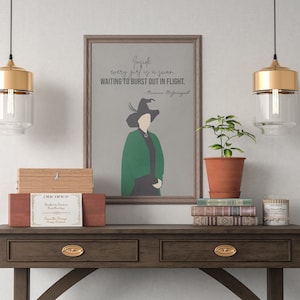 Minerva McGonagall Quote Poster Harry P Illustration Minimal Motivational Art Print Magic Inspirational Digital Wall Art Downloadable Gift