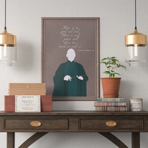 Lord Voldemort Quote Poster Harry P Illustration Minimal Motivational Art Print Magic Inspirational Digital Wall Art Downloadable Fan Gift