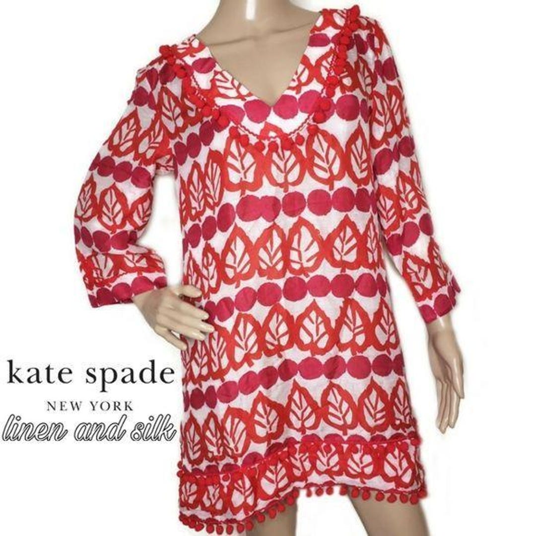 Kate Spade NWT Linen and Silk Tropical Vacation Beach Swim Suit Cover-up Small - Etsy Kate Spade NWT Linen and Silk Tropical Vacation Beach Swim Suit Cover-up Small - Etsy