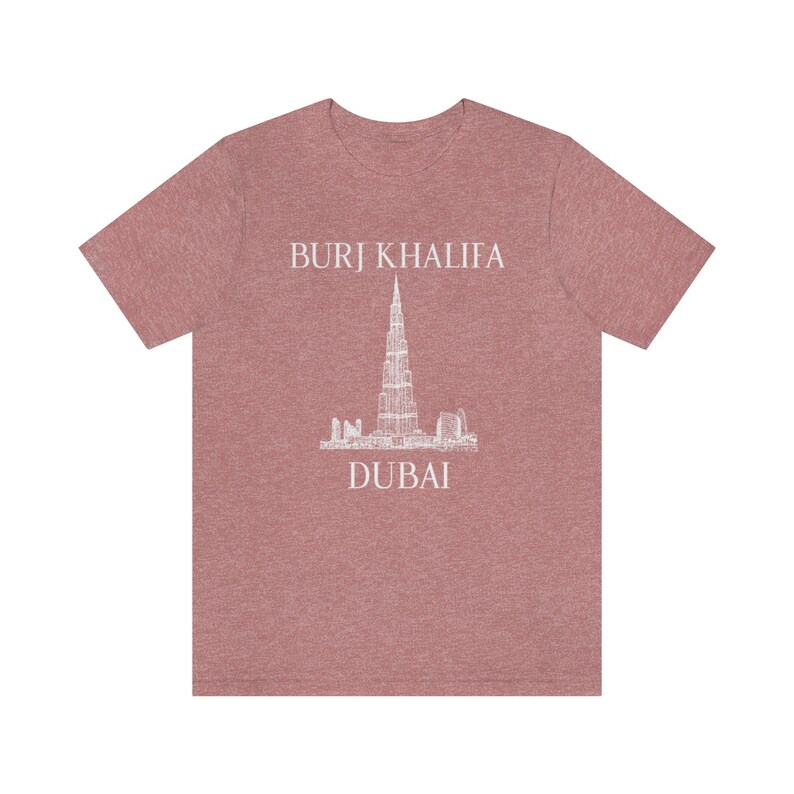 Burj Khalifa Shirt Dubai Shirt Dubai Gifts Dubai Travel Etsy