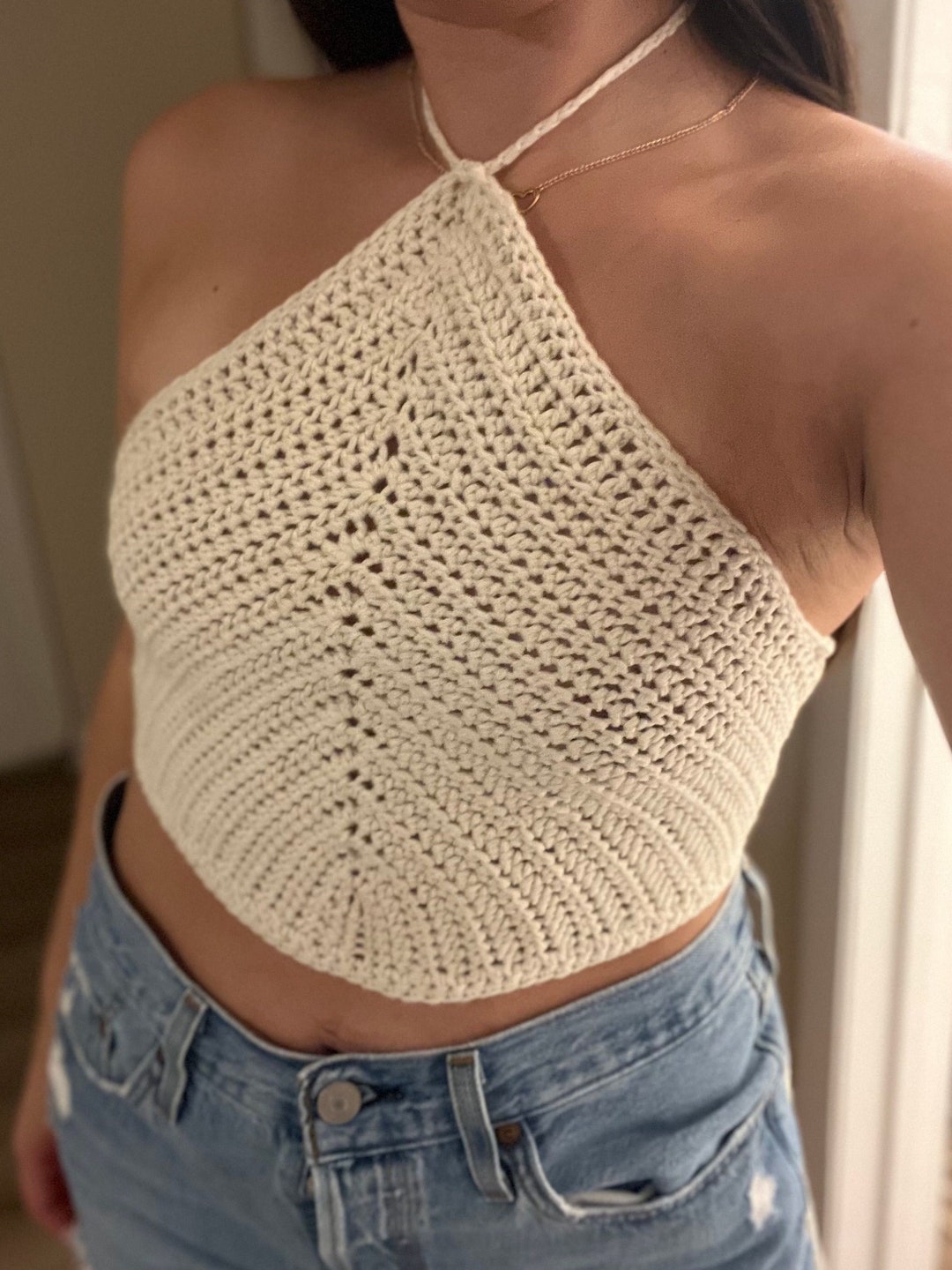 Crochet Halter Top - Etsy