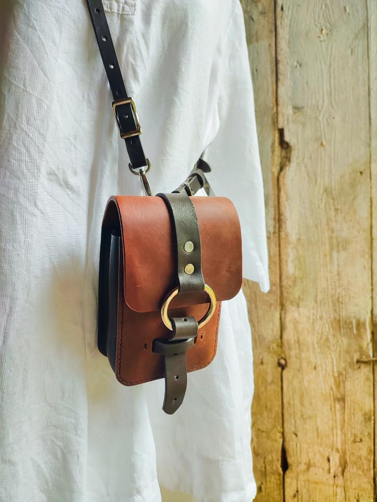 Cuir Véritable Petite Maroquinerie Artisanale Sac Cabas Petite