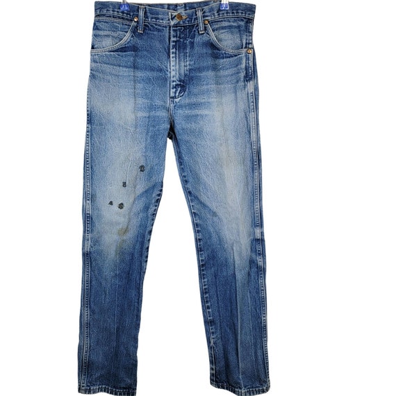 Wrangler 33 x 34 Jeans Vintage 80s Bootcut Denim … - image 1