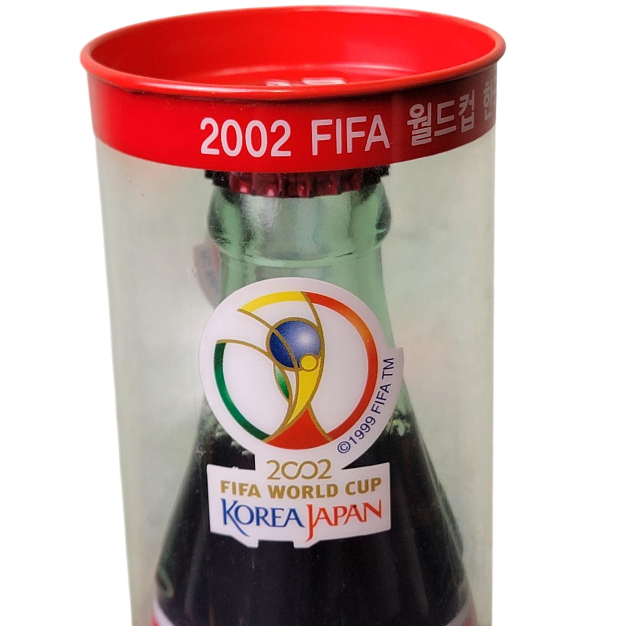 Fifa World Cup 2002 Japan Coca Cola Glass Bottle New Sealed Rare