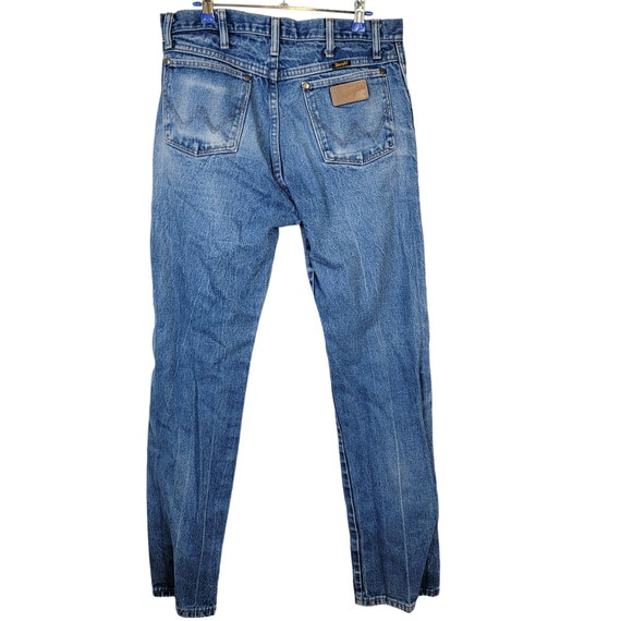 Wrangler 33 x 34 Jeans Vintage 80s Bootcut Denim … - image 2