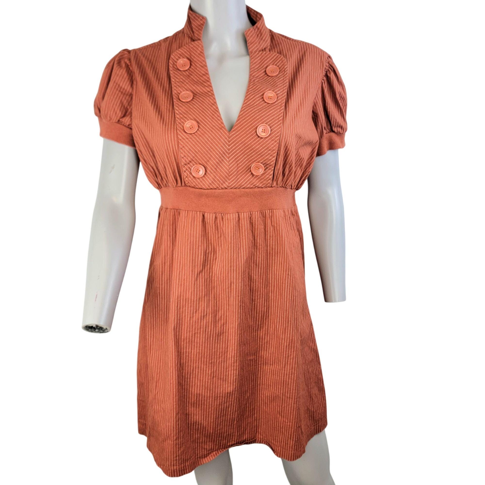 Burnt Orange Dress Casual