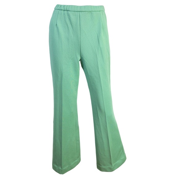 Vintage 70s Suit Set Women 10 Mint Green Blazer J… - image 7