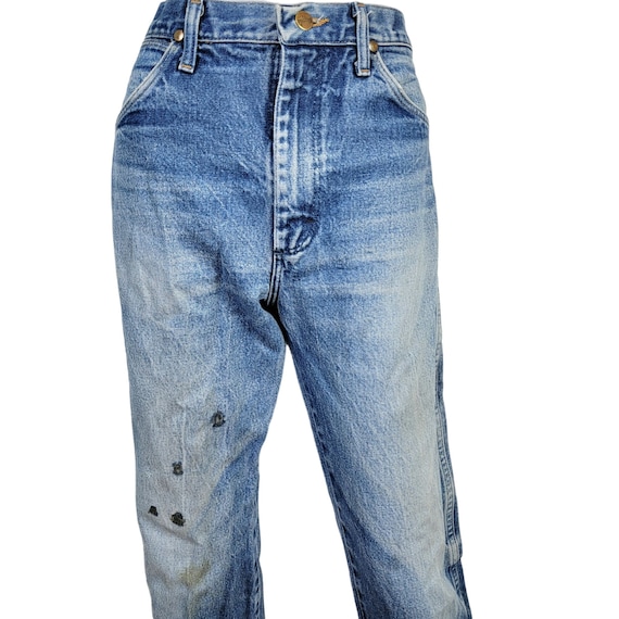 Wrangler 33 x 34 Jeans Vintage 80s Bootcut Denim … - image 10