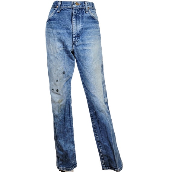 Wrangler 33 x 34 Jeans Vintage 80s Bootcut Denim … - image 5
