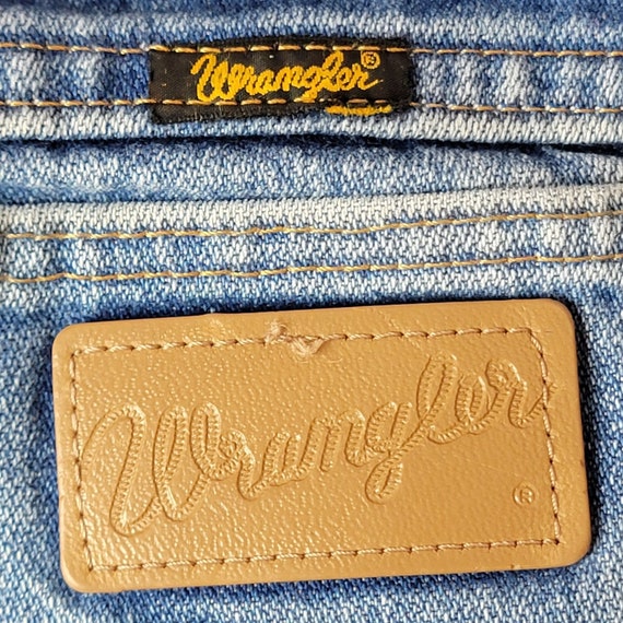 Wrangler 33 x 34 Jeans Vintage 80s Bootcut Denim … - image 3