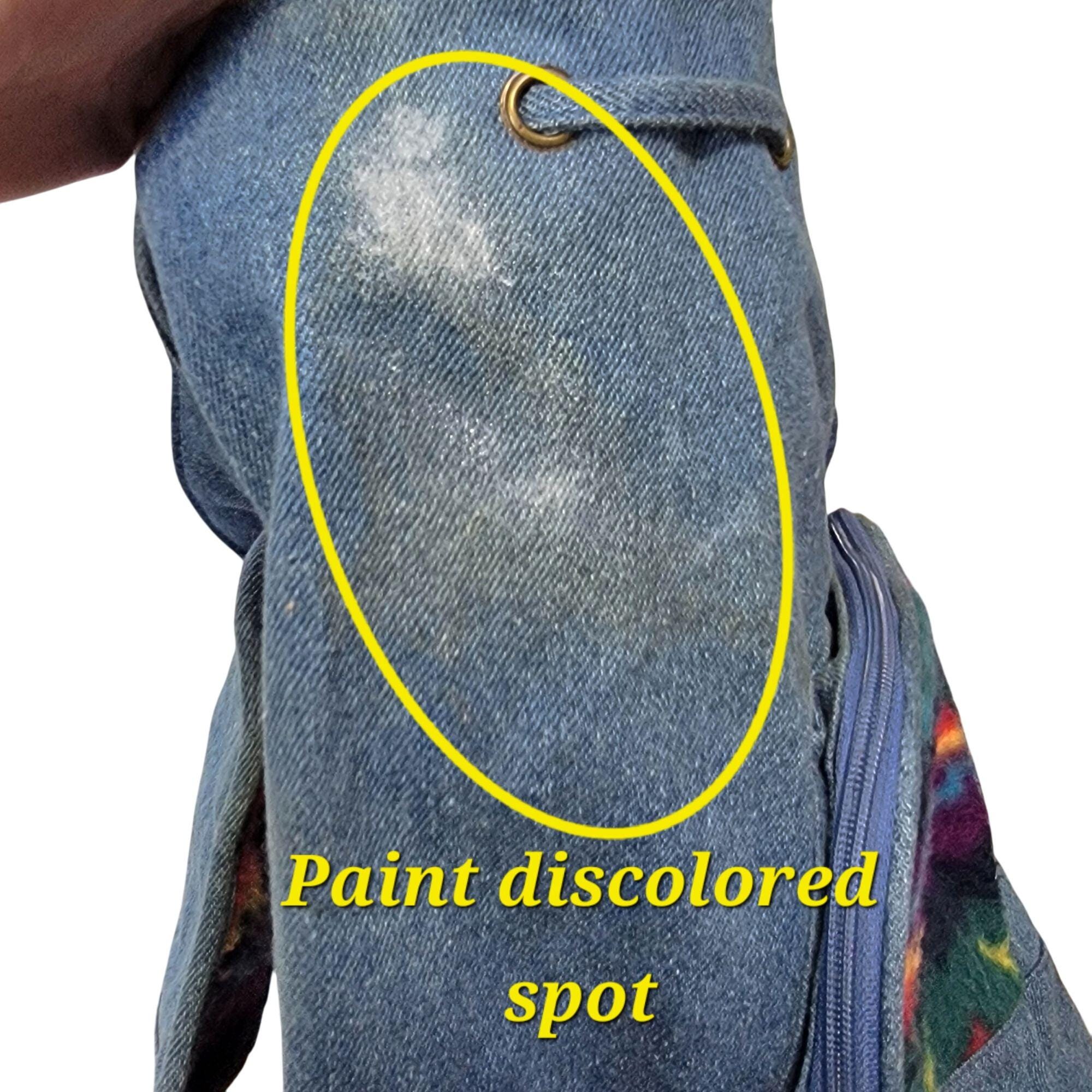 Arizona Jean Co Vintage 90s Denim Backpack Large Bag Purse  display picture 1