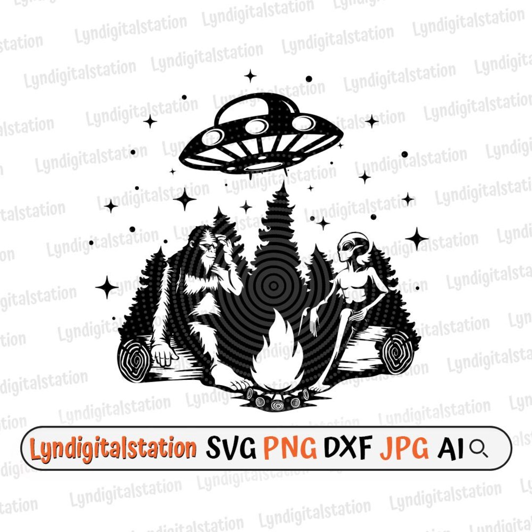 Alien and Alien Svg | Extraterrestrial Clipart | Friendship Pact Cut ...