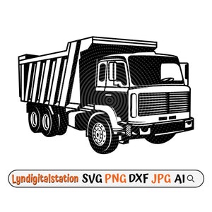 Dump Truck Svg | Dumper Clipart | Skilled Driver Cut File | Equipment Stencil | Construction Tshirt Design | Truck Driver Dxf | Operator Png