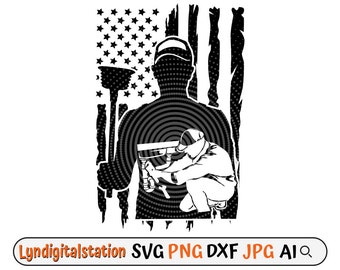 US Plumber Svg | Plumbing Clipart | Plumber Dad Cut File | Plumbers Stencil | Piping Maintenance shirt Design | Flag Dxf | Construction Png