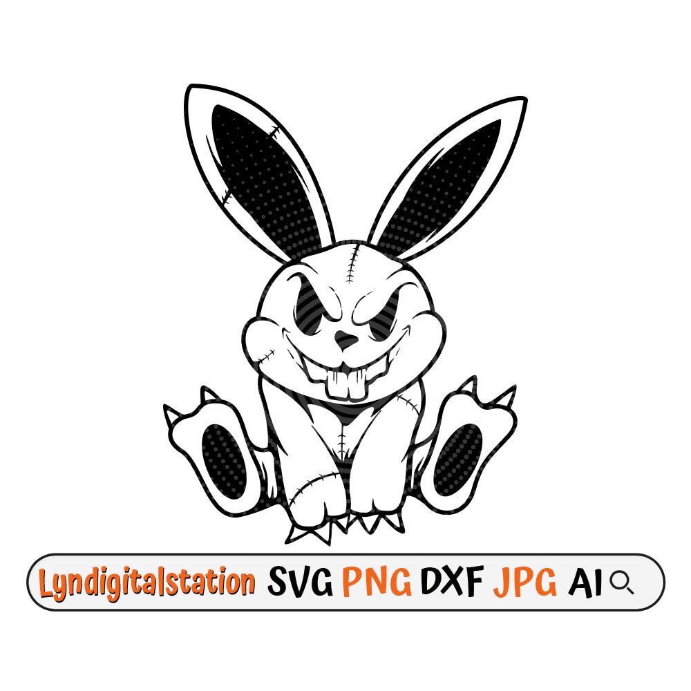 How To Draw A Evil Bunny