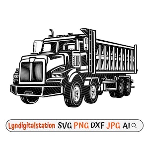 Dump Truck Svg | Operator Clipart | Skilled Driver Cut File | Equipment Stencil | Construction Tshirt Design | Truck Driver Dxf | Dumper Png