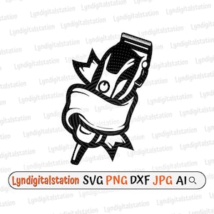Clipper Svg | Hair Stylist Clipart | Barber Clipper Cut File | Baber Shop Stencil | Hair Hustler T-shirt Design | Tools Dxf | Salon Tool PNG