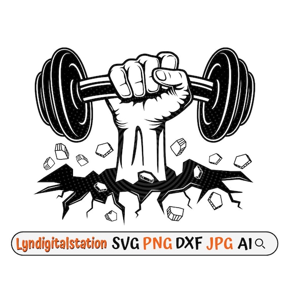 Fitness silhouette weigh scale gym graphic Vector Image