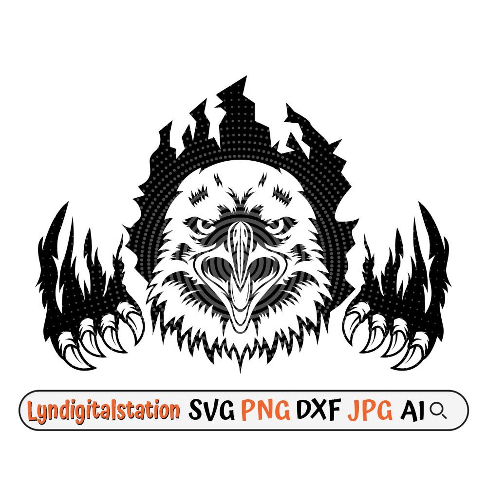Eagle Claw Scratch Svg | Eagle Scratch Clipart | Wild Scratch Cut File ...