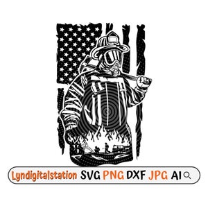 US fire fighter svg, firefighter dad gift idea, rescue clipart, first responder cut file, emergency 911 dxf, dispatcher stencil, fire depot