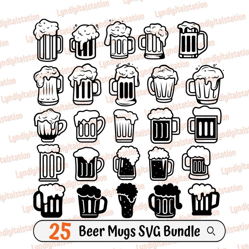 Beer Mug Svg - Etsy