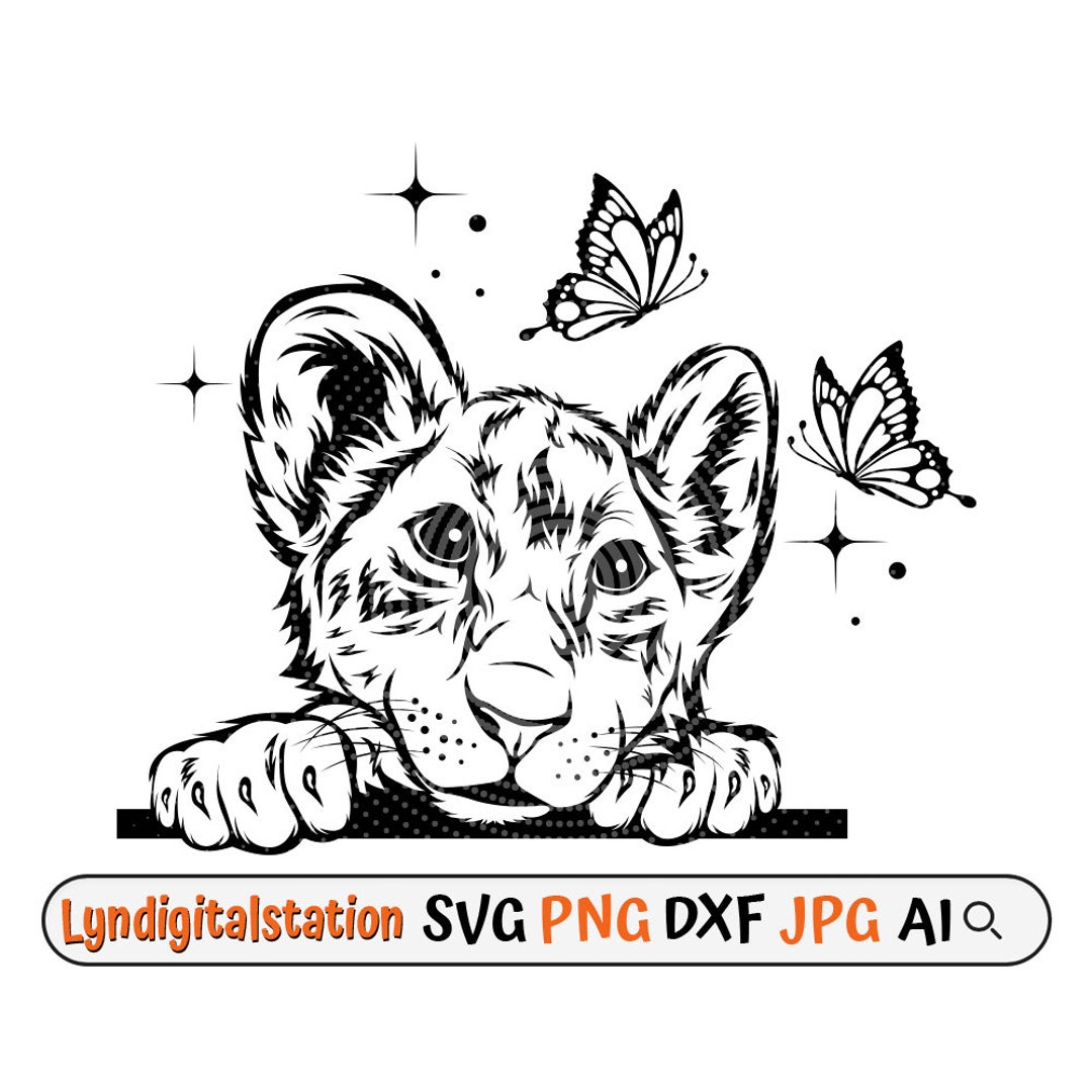 Cute Baby Lion Svg Peeking Cub Clipart Cub Cut File Wildlife Stencil cute-baby-lion-svg-peeking-cub-clipart-cub-cut-file-wildlife-stencil