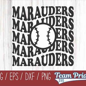 Descarga digital SVG de béisbol de los Merodeadores para imprimir en formatos de archivo Svg, Eps, Dxf, Png para usar en Circut, Silhouette, Sublimation y más.