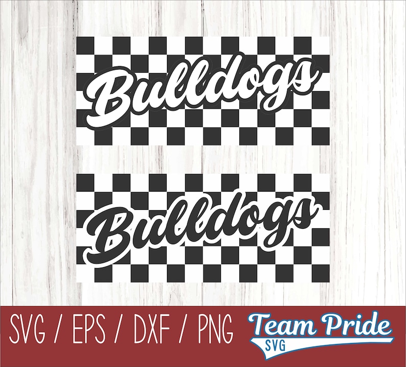 Bulldogs Retro Team Design SVG Digital Download Printable - Svg, Eps ...